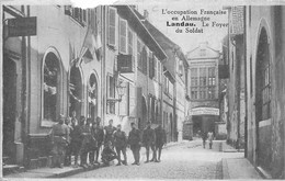 Thème. Militaria:  Occupation Française . Landau Rhénanie -  Déchirure   (voir Scan) - Otros & Sin Clasificación