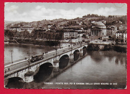 CARTOLINA NV ITALIA - TORINO - Ponte Sul Po E Chiesa Della Gran Madre Di Dio - 10 X 15 - Ponts