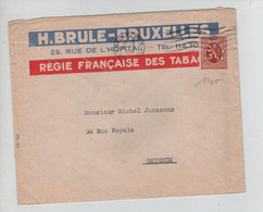 REF3195/ TP 287 S/L.Publicitaire H.Brule Régie Française Des Tabacs C.BXL 15/4/1931 > Ostende - Tabak