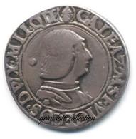 MILANO GALEAZZO MARIA SFORZA (1466 - 1476) TESTONE MONETA ARGENTO VICECOS - Feudal Coins