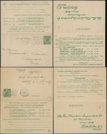 GB 1927. 2 Entiers Postaux Timbrés Sur Commande Pour La Suède. Thé De Ceylan, De Chine Et D'Angleterre RRRR - Autres & Non Classés