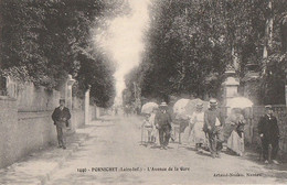 CPA PORNICHET. - L'Avenue De La Gare. Superbe Carte RARE - Pornichet