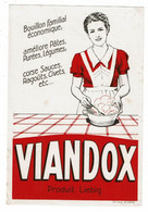 Buvard VIANDOX LIEBIG Bouillon Famillial économique Femme à La Cuisine - Potages & Sauces