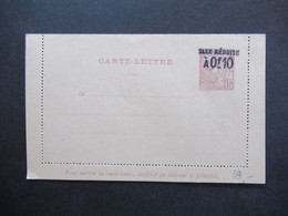 Monaco 1902 Kartenbrief Mit Portoermäßigung Taxe Reduite A Ungebraucht / Haftet Zusammen! - Briefe U. Dokumente