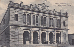 ECRIT EN ESPERANTO. TEATRO PRINCIPAL, CAMAGUEY. CUBA. CARTE POSTALE, CIRCULEE 1922 -LILHU - Esperanto