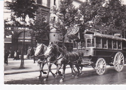 CPSM Dentelée Repro Le Madeleine Bastille à Son Départ - Transport Urbain En Surface