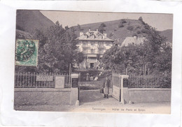 Delcampe - CPA :  14 X 9  -  Tanninges  -  Hôtel De Paris Et Brion - Taninges