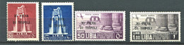 LIBIA 1937 11° FIERA DI TRIPOLI 4 V.** MNH - Libyen