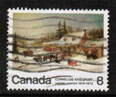 CANADA   Scott  # 610i VF USED (STAMP SCAN #745) - Variétés Et Curiosités