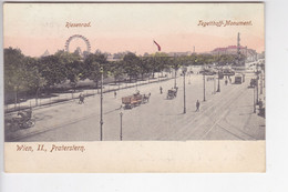 W317 --  WIEN  --  PRATERSTERN  --  RIESENRAD  --  TEGETTHOFF - MONUMENT  --  1906 - Prater