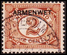 1913-1918. NEDERLAND. ARMENWET On 2 CENT.  (Michel Di. 4) - JF413259 - Officials