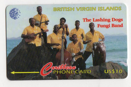 ILES VIERGES BRITANNIQUE CARAIBES CABLE & WIRELESS REF MV CARDS BVI-103C  CN 103CBVC 1997 THE LASHING DOGS - Maagdeneilanden