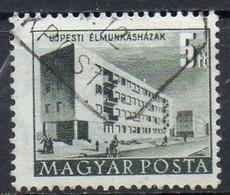 HONGRIE N° 1012 O Y&T 1951-1952 Immeuble Ouvriers à Ujpest - Andere & Zonder Classificatie