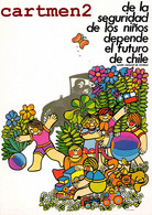 CHILE CHILI LUNGO LE STRADE DI UNIDAD POPULAR MANIFESTI MURALI CILENI DEGLI 1971 DALLA SICUREZZA DEI BAMBINI REVOLUZIONE - Chili