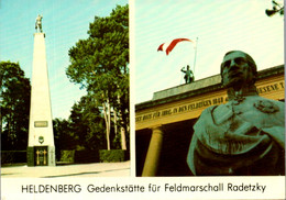 4665 - Niederösterreich - Klein Wetzdorf , Heldenberg , Gedenkstätte Feldmarschall Radetzky , Mausoleum , Obelisk , Kolo - Hollabrunn