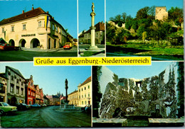 4725 - Niederösterreich , Eggenburg , Sparkasse , Pranger , Stadtmauer , Giebelhäuser , Turm Des Friedens - Nicht Gelauf - Eggenburg