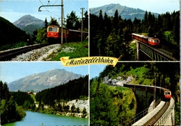 4731 - Niederösterreich , Gösing Gegen Ötscher , Mariazellerbahn , Kuhgrabenbrücke Bei Erlaufklause , Stausee , Saugrabe - Scheibbs