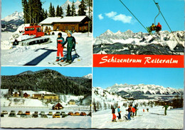 4831  - Steiermark , Pichl Im Ennstal , Wintersport , Schlepplift , Sessellift , Pistenraupe - Gelaufen 1983 - Schladming