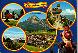 4963  - Steiermark , Gröbming , Steinerhaus Gegen Tauern , Friedenskirchlein , Brünnerhütte , Stoderzinken - Gelaufen 19 - Gröbming