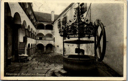 5017  - Steiermark , Riegersburg , Burghof Mit Brunnen V. 1937 - Gelaufen - Riegersburg