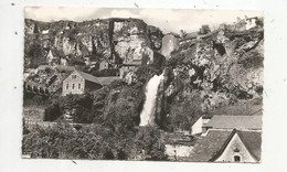 Cp, 12 , SALLES LA SOURCE , La Cascade Et Les Rochers , Voyagée 1958 - Autres & Non Classés