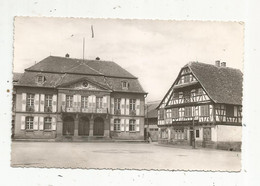 Cp, 67 , ERSTEIN , Hôtel De Ville , Voyagée 1955 - Other & Unclassified