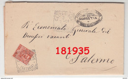 Cover Lettera Umberto  -Tondo Riquadrato-viaggiata Italy Italia - Other & Unclassified