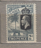 GAMBIA 1922-1927 GeorgeV Elephant 2d MNH(**) Mi 96   #17382 - Gambie (...-1964)