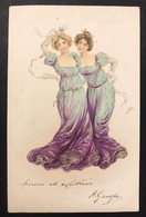 Cartolina Donne In Costume D'epoca  VIAGGIATA 1901 COD. C.855 - Recepties