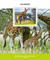 2020-07- CENTRAL AFRICAN REP-  GIRAFFES            1V  MNH** - Giraffes