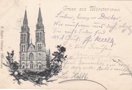 MÜNSTER - ALBESTROFF - MOSELLE - (57) - CPA PRECURSEUR 1900. - Albestroff