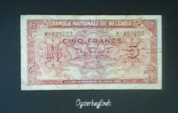 Belgium 1943: 5 Francs - 1 Belga - 5 Francos-1 Belga