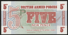 Billet De Banque Neuf - BRITISH ARMED FORCES - 5 New Pence - Angleterre 1972 - Forze Armate Britanniche & Docuementi Speciali