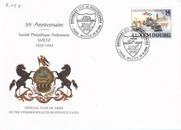 Wiltz Honorary City Of Pennsylvania (8.097) - Covers & Documents