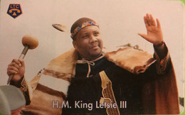 LESOTHO  -   Phonecard  -  H.M. King Letsie III  -  M 50 - Lesoto