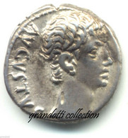 AUGUSTO DENARIO CAPRICORNO AVGVSTVS DIVI IMPERO ROMANO LUGDUNUM - The Julio-Claudians (27 BC To 69 AD)