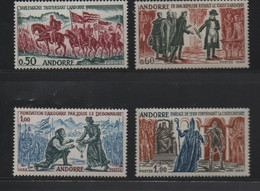 ANDORRE FRANCAIS N°167/170 **  -   Faits Historiques :NAPOLEON - CHARLEMAGNE  - Cote 85.00 € - Autres & Non Classés