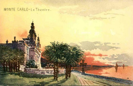 MONACO - Carte Postale - Le Théâtre - L 85964 - Teatro D'opera