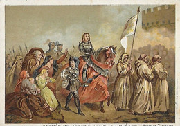 Fiche Illustrée - Entrée De Jeanne D'Arc à Orléans - 1429 - Selon Tableau Musée De Versailles - - Storia