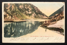 In Valsesia Lago Di Baranca Vercelli VIAGGIATA 1902 COD.C.1187 - Vercelli