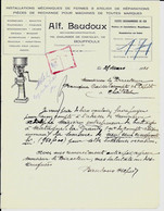 BOUFFIOUX  -  Alf. Badoux   Installations Mécaniques De Ferme   1931 - Agriculture