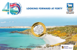 Falkland Islands £2 Coin 40th Liberation BU Uncirculated 2022 - Falkland