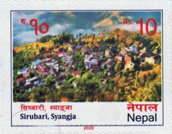 SIRUBARI Tourist VILLAGE Of NEPAL Stamp 2020 MINT - Autres & Non Classés