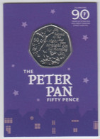 Isle Of Man - 50p Coin - Peter Pan Uncirculated 2019 In Pack - Île De  Man