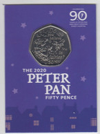 Isle Of Man - 50p Coin - Peter Pan Uncirculated 2020 In Pack - Île De  Man