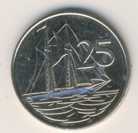 CAYMAN ISLANDS 2013: 25 Cents, KM 134 - Cayman Islands