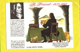 BUVARD Alors Reste Sobre  : B. PASCAL Philosophie Et Science   N° 18 - Drank & Bier