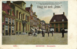 Nederland, DEVENTER, Stroomarkt (1900s) Gruno Margarine Ansichtkaart - Deventer