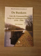 (1934-1940 BELGISCH LEGER LIMBURG) De Bunkers Van De Grensstelling Langs De Limburgse Kanalen. - Guerre 1939-45