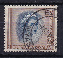 Rhodesia & Nyasaland: 1954/56   QE II     SG11     2/-      Used - Rhodesië & Nyasaland (1954-1963)